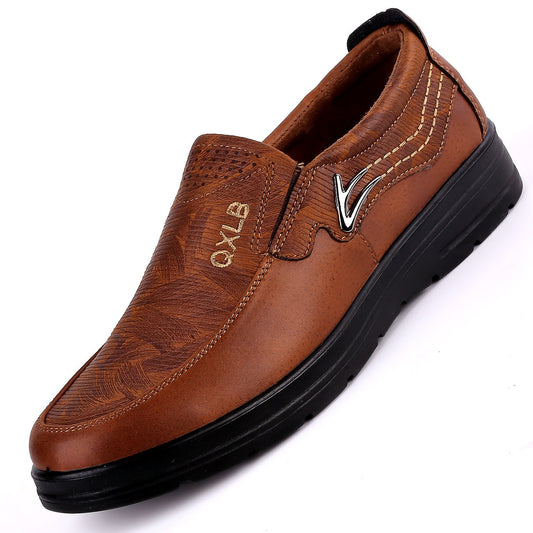 New Trademark Size 38-48 Upscale Men Casual Shoes Fashion Leather Shoes for Men Spring Autumn Men'S Flat Shoes Driving Sneakers eprolo