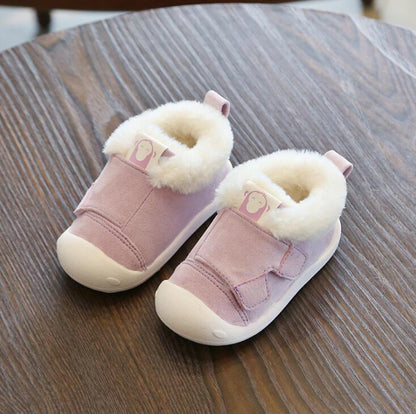 Infant Toddler Boots Winter Warm Plush Baby Girls Boys Snow Boots Outdoor Comfortable Soft Bottom Non-Slip Child Kids Shoes - Shello's Creative Boutique