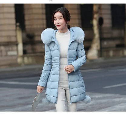 Faux Fur Parkas Women Down Jacket Winter Jacket Women Thick Snow Wear Winter Coat Lady Clothing Female Jackets Parkas - Shello's Creative Boutique