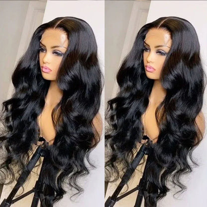 Body Wave Lace Front Wig - Pre-Plucked Human Hair for Women - Shello's Creative Boutique