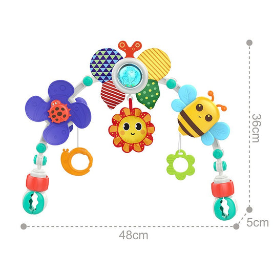Crab bed bell for infants and young children, ringer for children 0-1 years old, hanging comforting and puzzle cart pendant eprolo