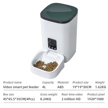 Wifi Smart APP Pet Feeder Household use Microchip Dog Automatic Pet Feeder Automatic Pet Feeder eprolo