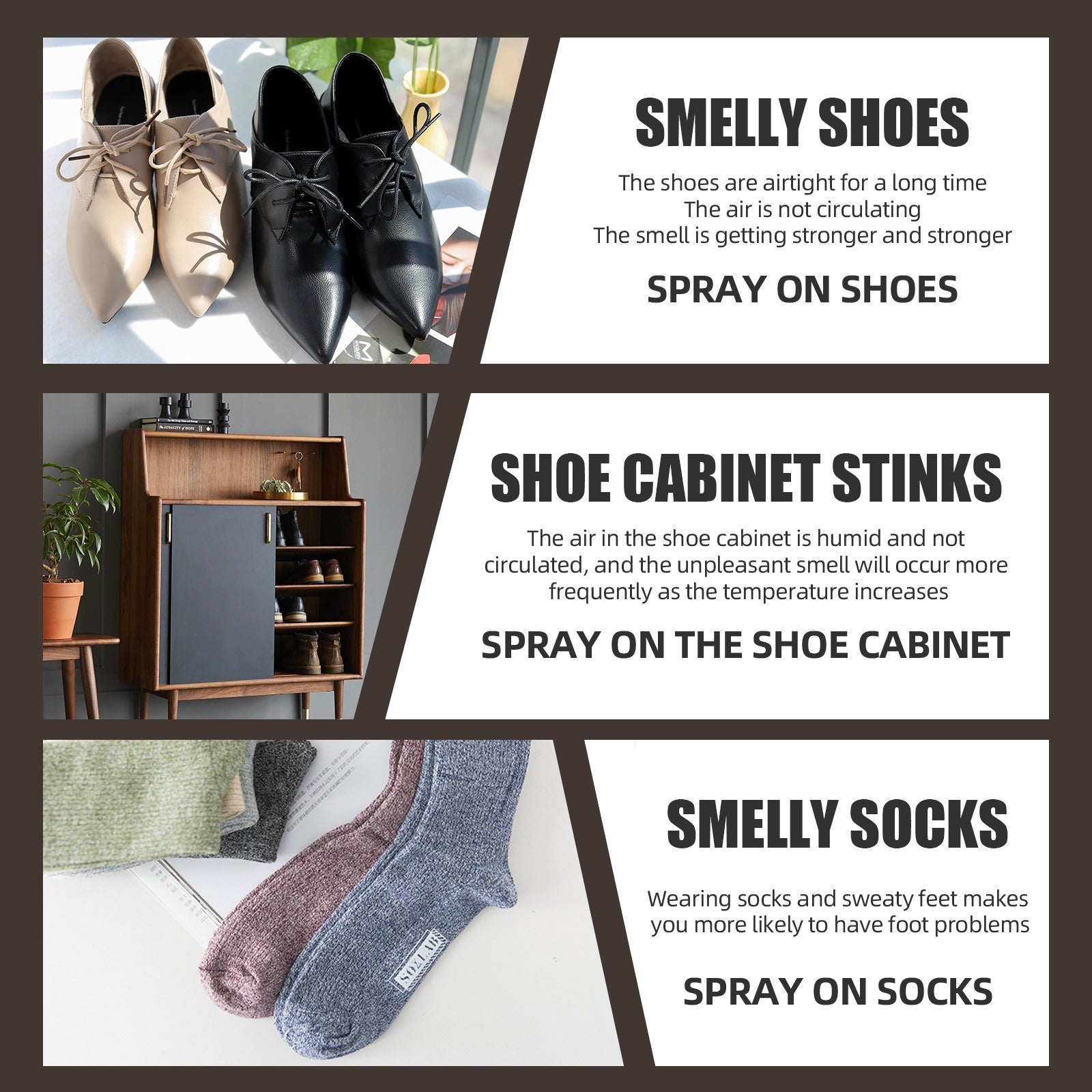 JUE-FISH shoe and sock deodorant shoe cabinet deodorant spray to remove sweat feet odor odor odor fast and lasting fragrance Shello Creative Boutique