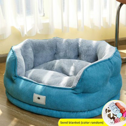 Doghouse Winter Warm Four Seasons Universal Small Dog Teddy Bichon Dog Bed Sofa Netflix Cat Nest Pet Supplies eprolo
