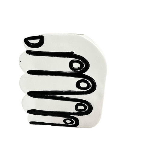 Hand shaped vase beautiful modern decoration creative home desktop resin ornaments eprolo