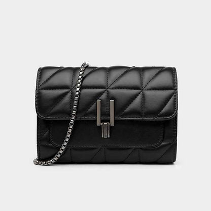 Diamond Chain Shoulder Bag - Fashionable Crossbody Bag with Large Capacity