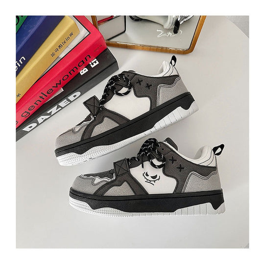 Men shoes trend niche breathable thick bottom hit color casual shoes high street couple sports design sense sneakers eprolo