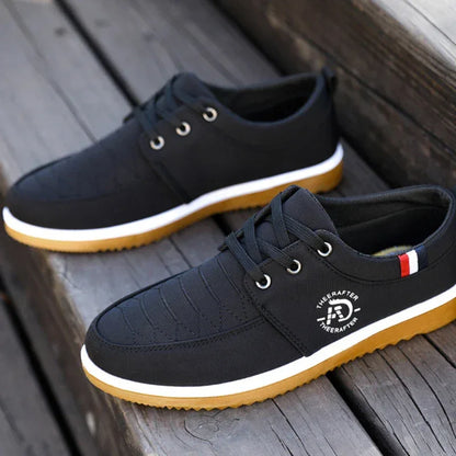 Cow tendon sole cloth shoes for men breathable wear-resistant anti slip and trendy shoes for men - Shello's Creative Boutique