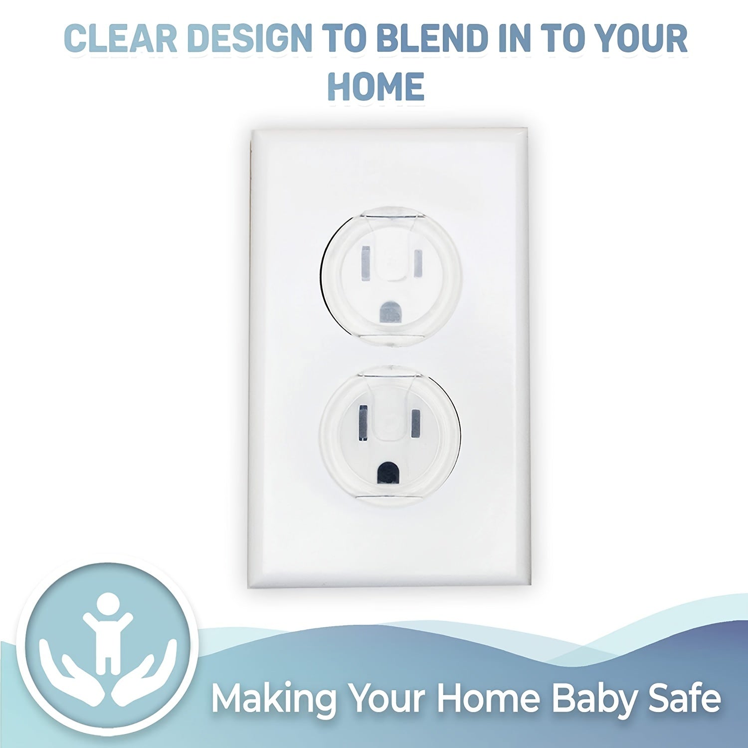 10pcs Outlet Covers, Baby Proofing Safety Child Secure Electric Plug Protectors, With Hidden Handle Square Socket Covers, For Electrical Outlets Baby Safety Plug Covers, For Kids Toddler Protection, Christmas, Halloween, Than Shello's Creative Boutique