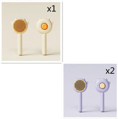 Magic Cat Massage Comb - Hair Removal Grooming Brush with Scratcher - Shello's Creative Boutique