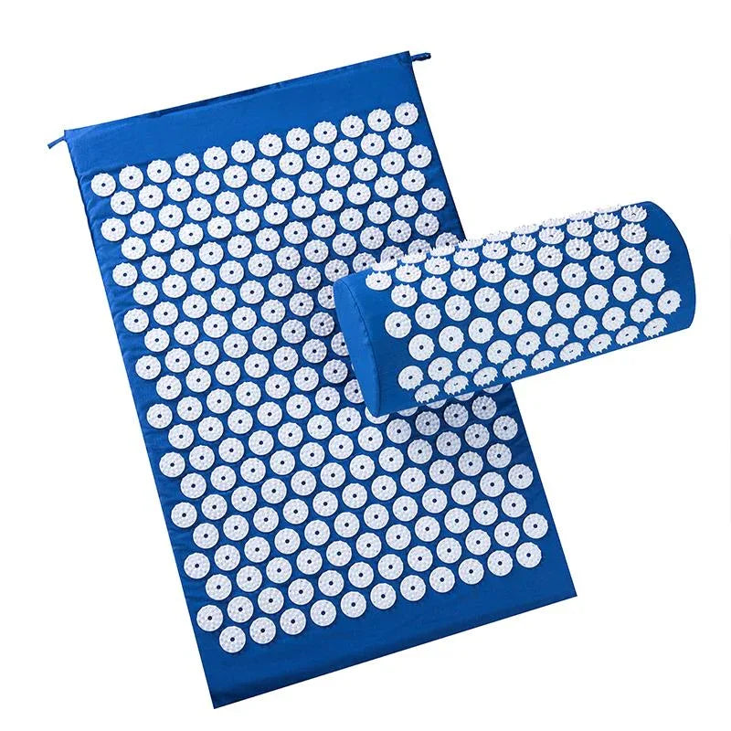 Acupressure Massager Mat Relieve Stress Pain Yoga Mat Natural Relief Stress Tension Body Massage Pillow Cushion - Shello's Creative Boutique