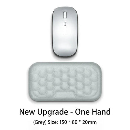 Keyboard mouse wrist rest ergonomic office typing protect relax wrist memory foam mouse pad - Shello's Creative Boutique