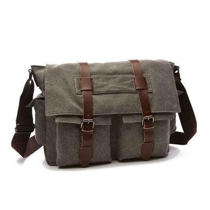 Men Business Messenger Bag Vintage Crossbody Shoulder Pack - Shello's Creative Boutique