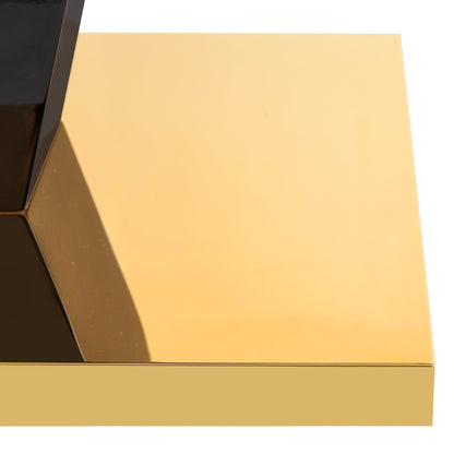 Large Modern Minimalist Rectangular Glass Dining Table for 6-8 with 0.4" Tempered Glass Tabletop and MDF slab V-Shaped Bracket eprolo