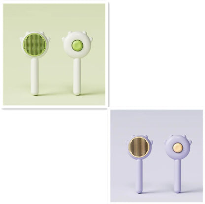 Magic Cat Massage Comb - Hair Removal Grooming Brush with Scratcher - Shello's Creative Boutique