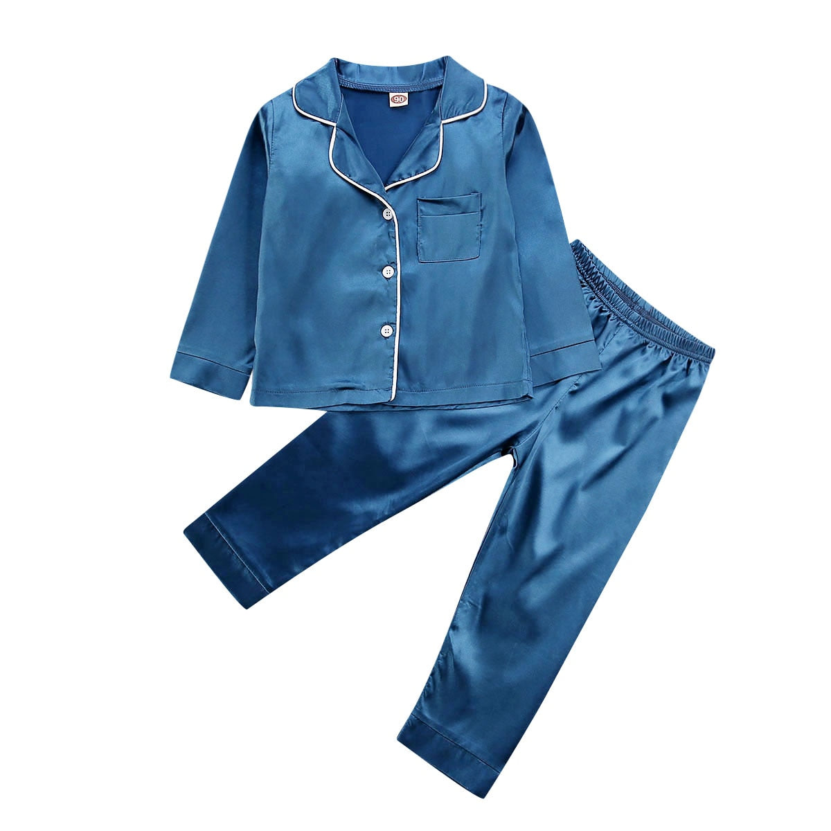 Kids Silk Satin Pyjama Set – Cosy Luxury for Autumn - Winter