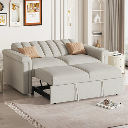 U_STYLE Convertible Soft Cushion Sofa Pull Bed - Shello's Creative Boutique