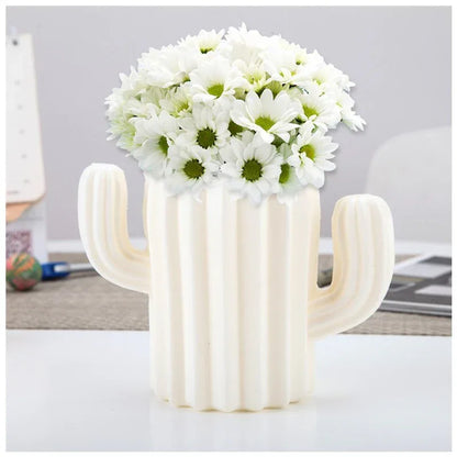 Can Be Used As a Vase/Pen Holder, Desktop Cactus, Desk, Multifunctional Storage, Flower Arrangement, Vase, Pot, Decoration - Shello's Creative Boutique