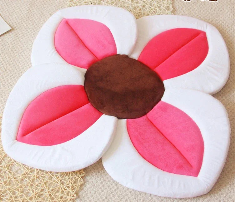 Baby Bath Mat 80CM - Blooming Flower Tub Cushion for Newborns - Shello's Creative Boutique