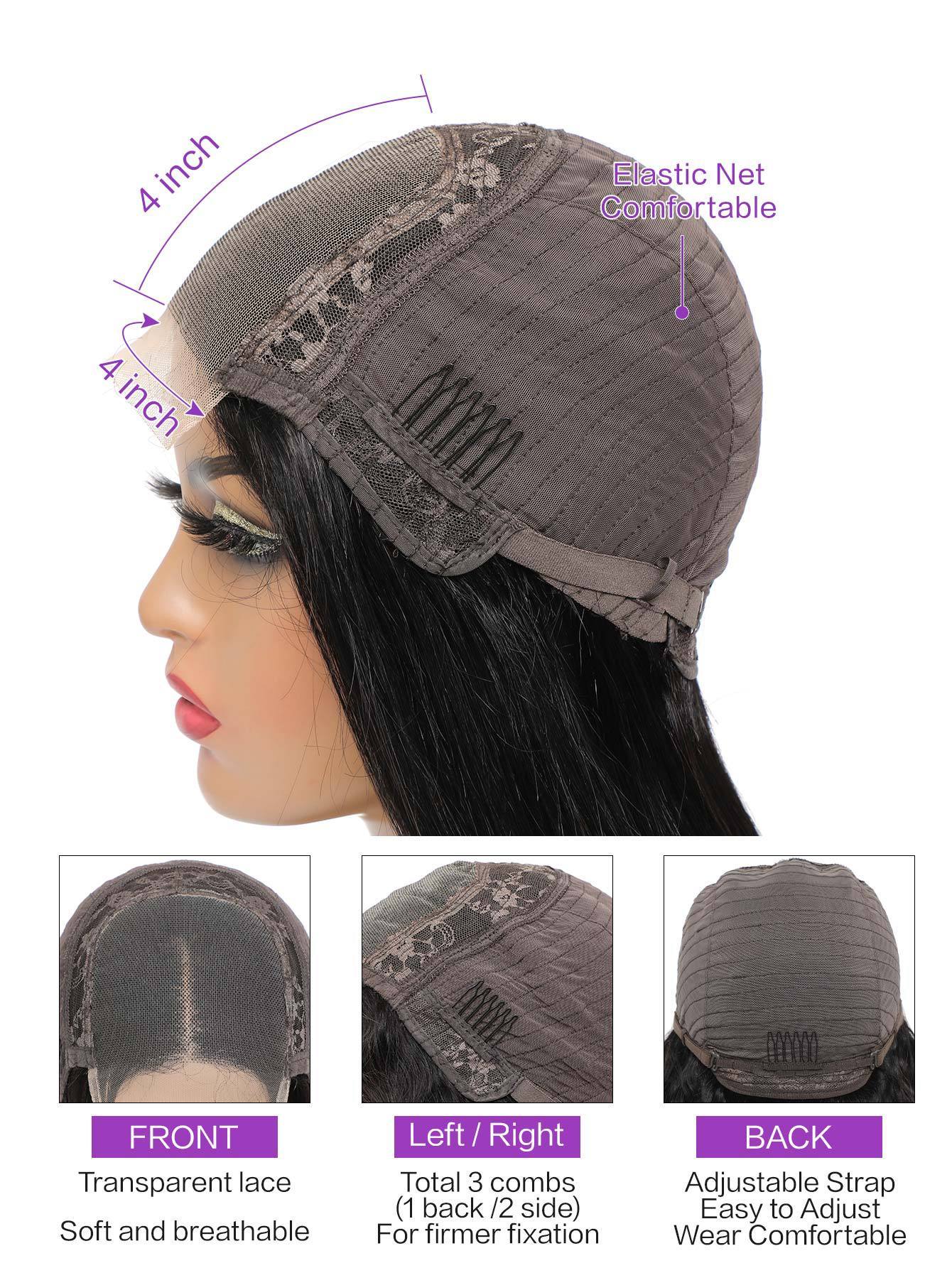 Front Lace Wig Human Hair Wig Shello Creative Boutique