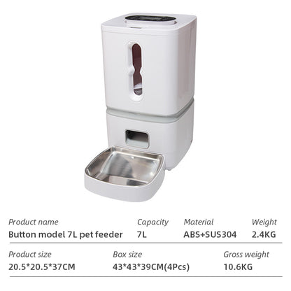 Wifi Smart APP Pet Feeder Household use Microchip Dog Automatic Pet Feeder Automatic Pet Feeder eprolo