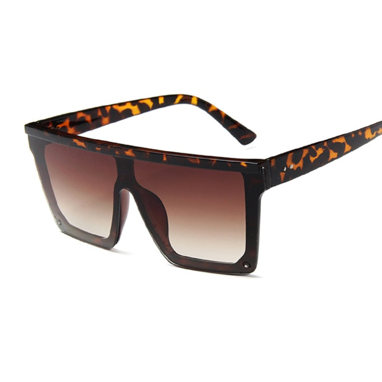 New Black Square Sunglasses Women Big Frame Fashion Retro Mirror Sun Glasses Female Brand Vintage Lady Lunette De Soleil Femme