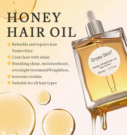 ShelloCB Professional Supplier Honey Hair Oil Treatment Serum - Shello's Creative Boutique