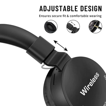 AKZ-B67 Bluetooth headset with high battery flashlight lighting headset card insertion FM - Shello's Creative Boutique