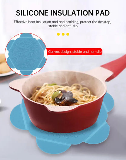 Microwave Oven Anti Spluttering Lid Collapsible Silicone Microwave Food Cover with Plate Microwave Cover lids - Shello's Creative Boutique