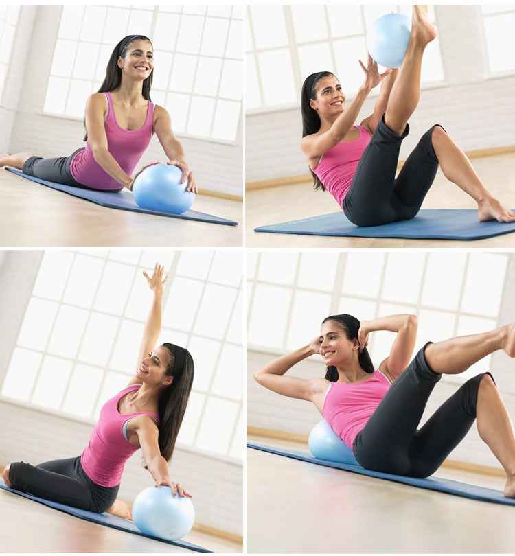 1pc 9.84-Inch Mini Yoga Ball for Shaping, Pilates Ball for Glutes, Home Fitness Balance Ball