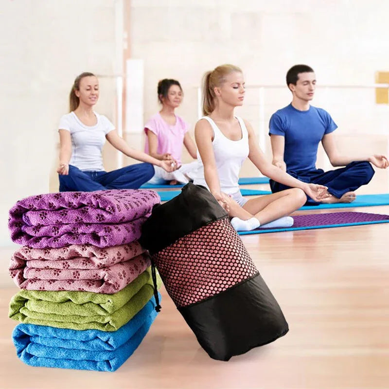 YOUGLE Non Slip Yoga Mat Cover Towel Blanket For Fitness Exercise Pilates Training - Shello's Creative Boutique