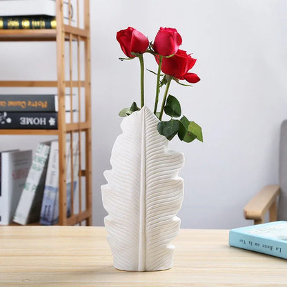 Scandinavian Simple Style Ceramic Vase – Minimalist Elegance for Home - Shello's Creative Boutique