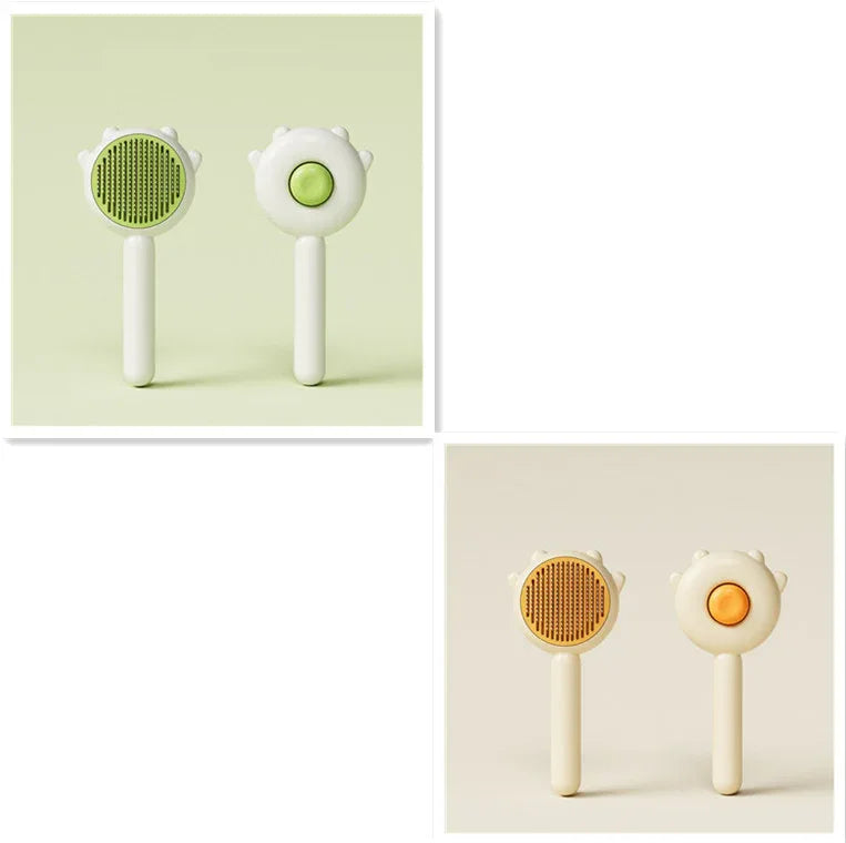 Magic Cat Massage Comb - Hair Removal Grooming Brush with Scratcher - Shello's Creative Boutique