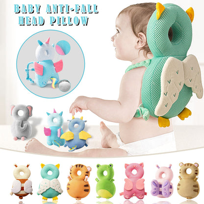 Cute Baby Infant Toddler Newborn Head Back Protector Safety Pad Baby Anti-fall Pillow Protective Pad Protection Back Pillow eprolo