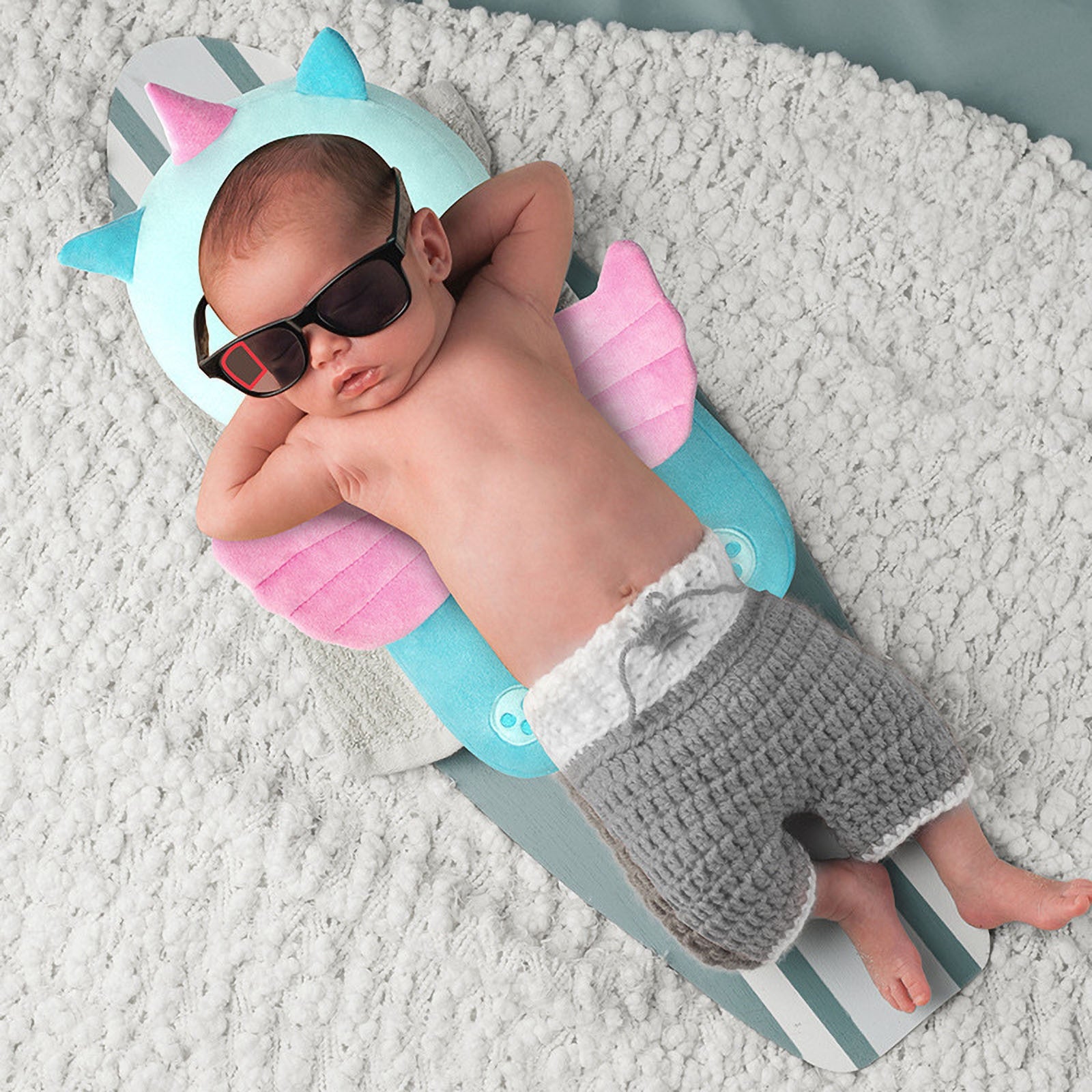 Cute Baby Infant Toddler Newborn Head Back Protector Safety Pad Baby Anti-fall Pillow Protective Pad Protection Back Pillow eprolo