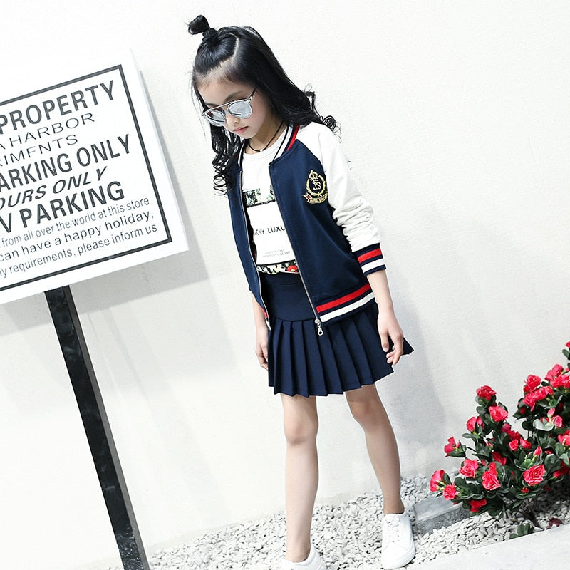 Girls Clothes Teen Summer Suit Girls Casual Shildren's Clothes Girls Shirt + Pants 2 Pieces Teen Girls Clothing eprolo