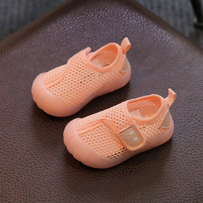 Children's Flying Shoes Boys And Girls Toddler Shoes Breathable Mesh Sports Shoes Soft Bottom Baby Mesh Shoes eprolo
