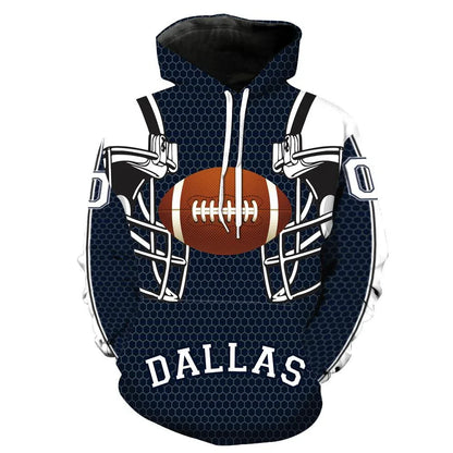Dallas Cowboy 3D Printed Hoodies for Men Women - Shello's Creative Boutique