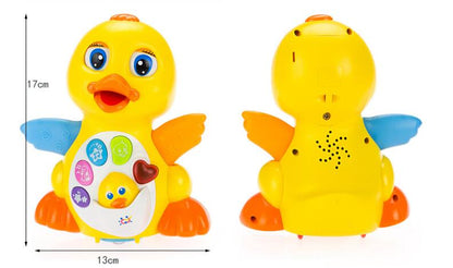 Baby Toys EQ Flapping Yellow Duck Infant Brinquedos Bebe Electrical Universal Toy for Children Kids 1 3 years old eprolo