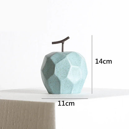 Ceramic Apple Ornaments – Modern Minimalist Fruit Decor - Shello's Creative Boutique