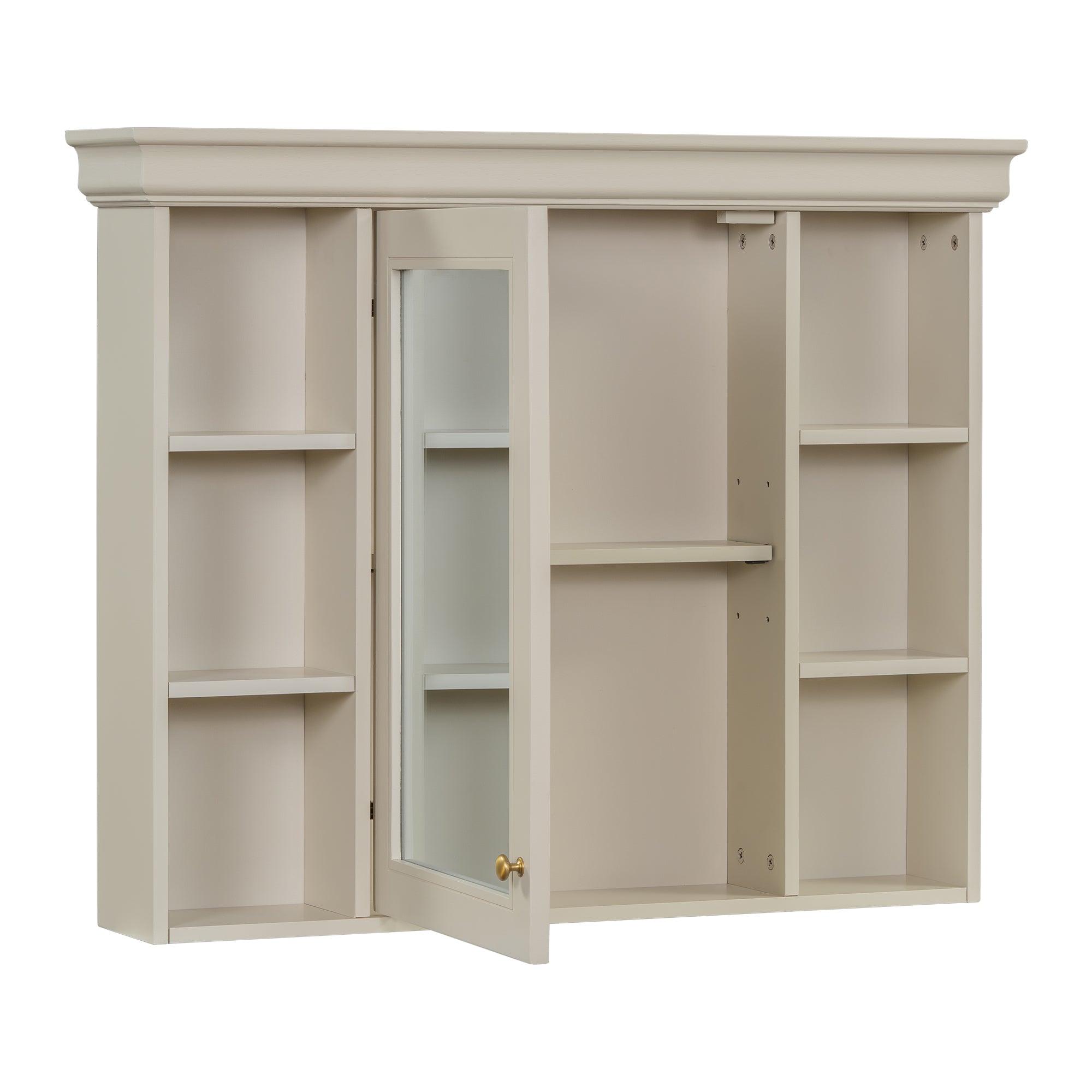 35'' x 28'' Blue Wall Mounted Bathroom Storage Cabinet with Mirror Door, Modern Bathroom Wall Cabinet with Mirror eprolo
