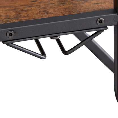 11 bottle wine baking rack, 5-layer independent wine rack with hanging wine glass rack and storage rack - Shello's Creative Boutique