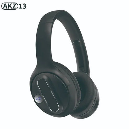 AKZ-13 wireless Bluetooth headset with battery level display and long battery life foldable - Shello's Creative Boutique