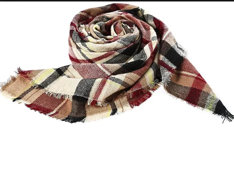 women scarves-grey brown - Shello's Creative Boutique
