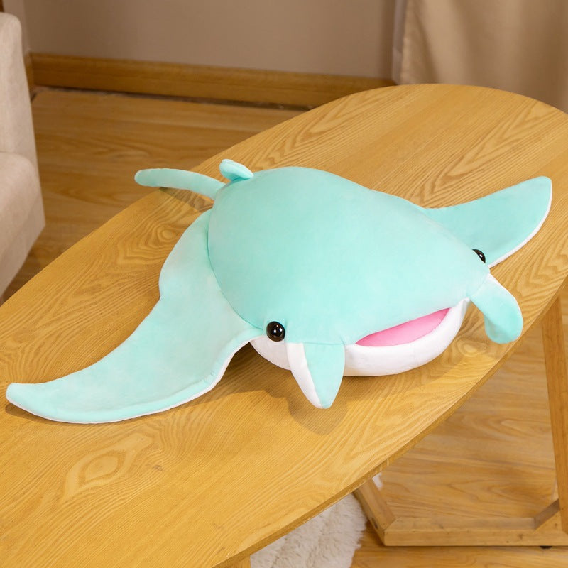 Cute Simulation Ray Doll Devil Fish Plush Toy Pillow For Children And Girls eprolo