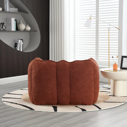 Soft Bean Bag Chair with High Resilient Foam with Footstool - Shello's Creative Boutique