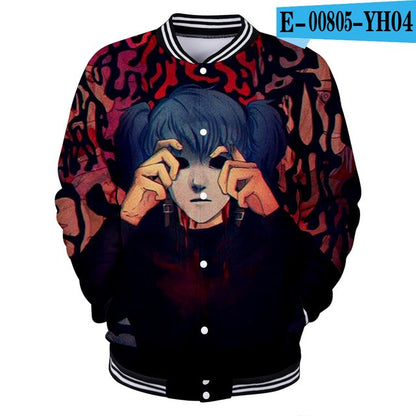 Sally face 3D jacket Hoodies New Hot Fall 3D baseball jacket Harajuku printing Sally face Baseball uniform Sweatshirt Men/Women eprolo