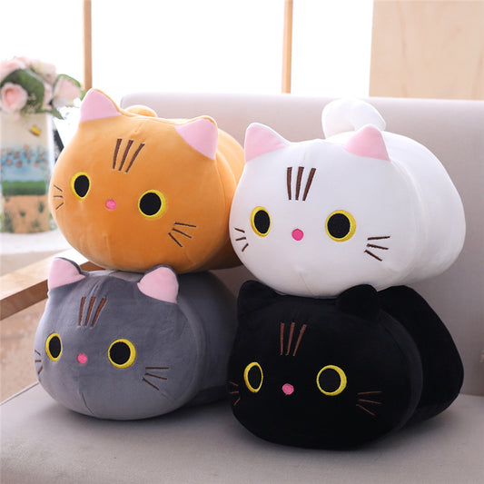 Mollusk Pillow Cute Cat Cylindrica Bedside Single Double Pillow Nap Pillow Office Pillow Shello Creative Boutique