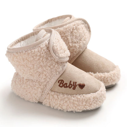 Baby Winter Warm First Walkers Cotton Baby Shoes Cute Infant Baby boys girls shoes soft sole indoor shoes for 0-18M eprolo