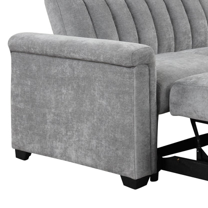 U_STYLE Convertible Soft Cushion Sofa Pull Bed – Stylish & Functional Comfort for Any Space - Shello's Creative Boutique